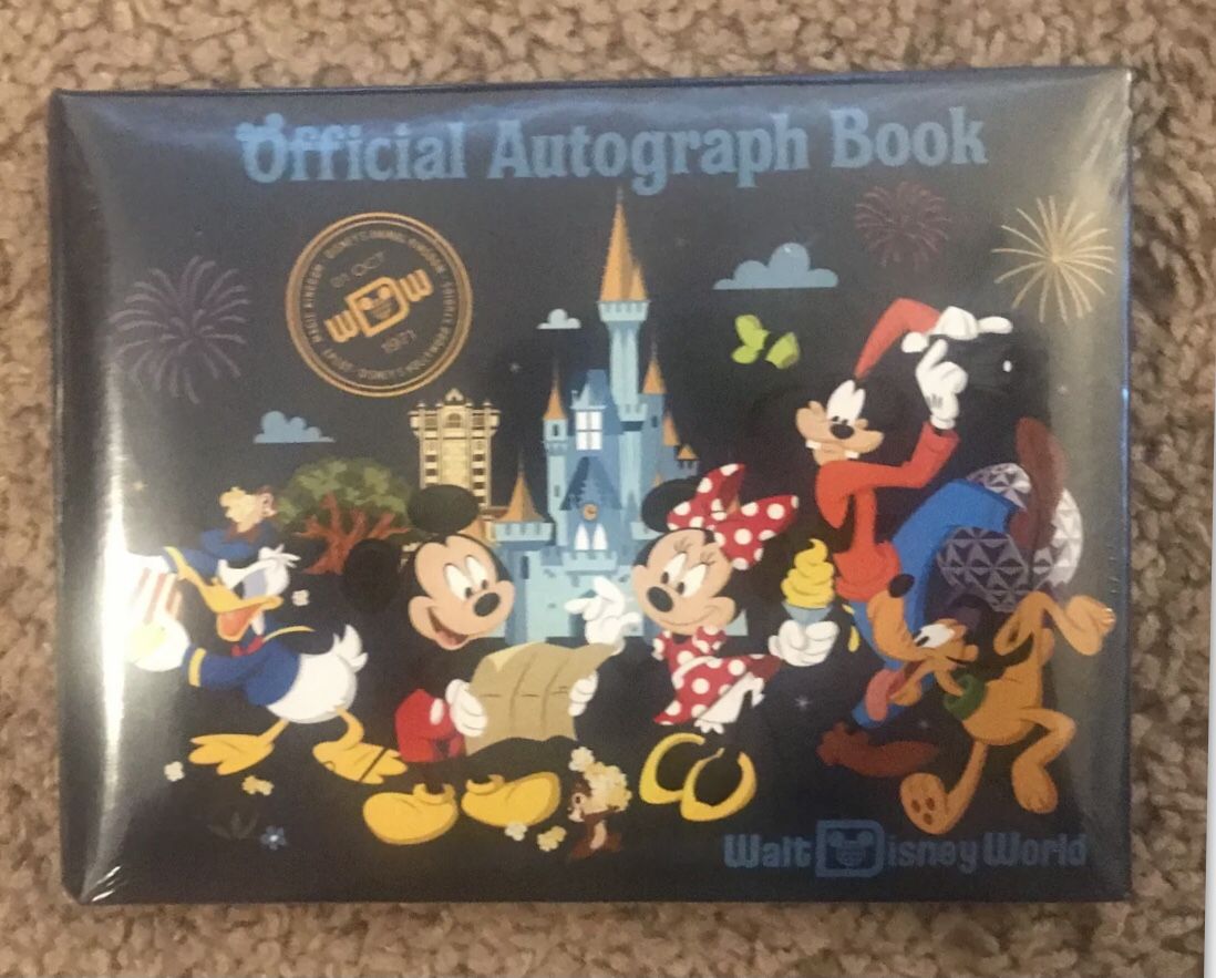 Disney autograph book new sealed