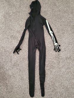 Skeleton Halloween Costume Boys 9 Size