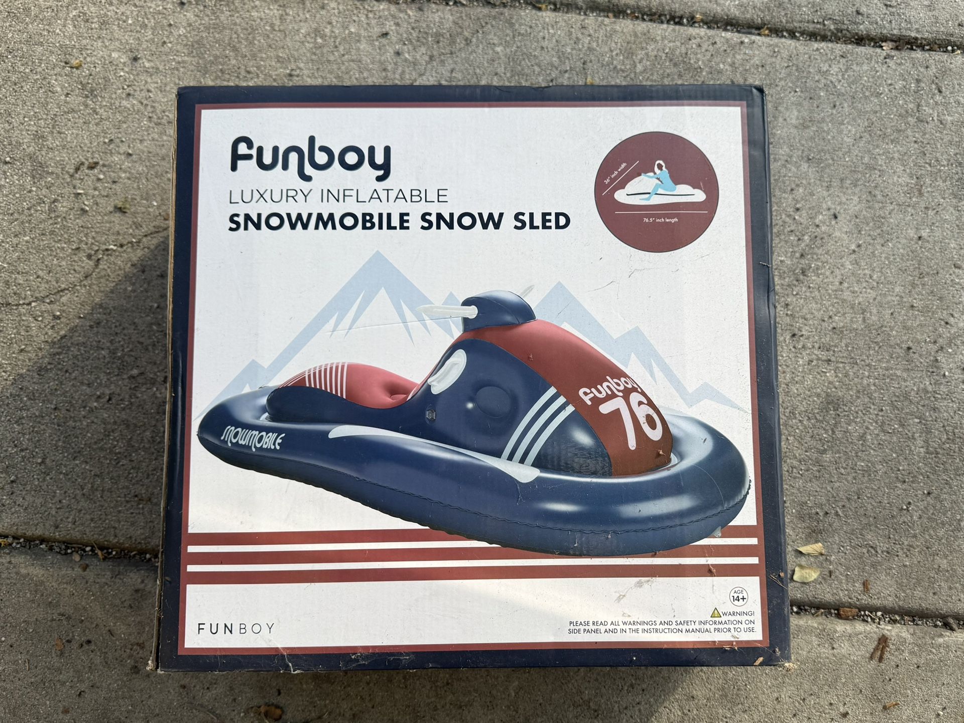Funboy Inflatable Snowmobile