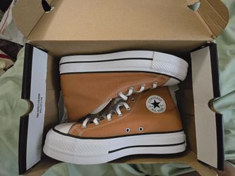 Converse CTAS Lift Hi Gingerbread/Black/White Women's 11 NIB