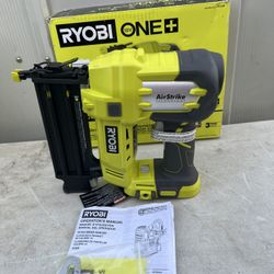 RYOBI ONE+ 18V Cordless AirStrike 18-Gauge Brad Nailer (Tool Only)