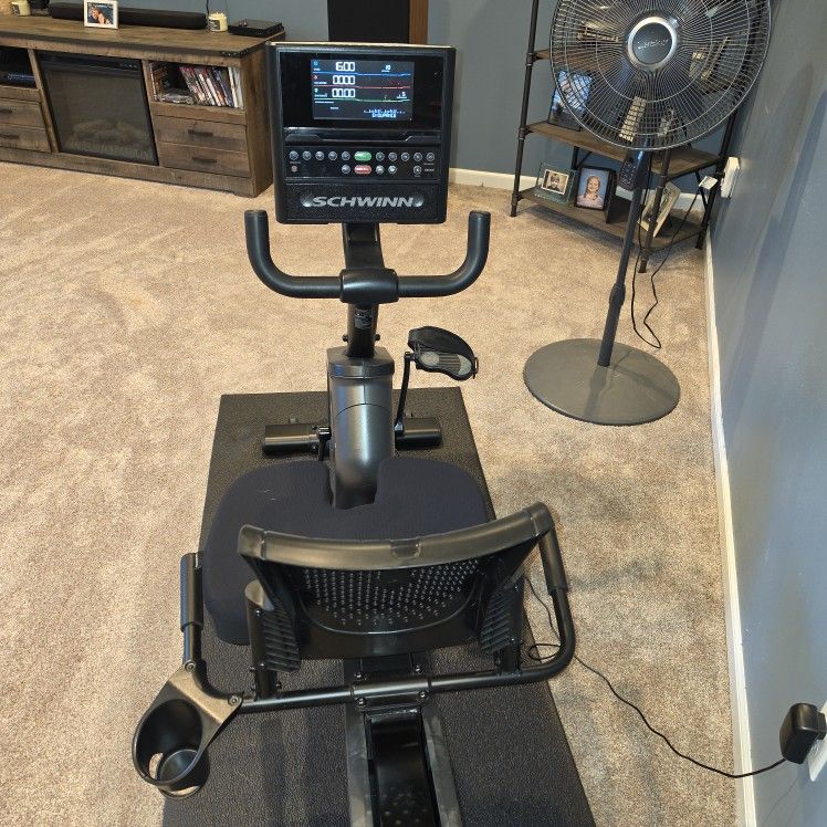 Schwinn Recumbent Exercise Bicycle W Bluetooth
