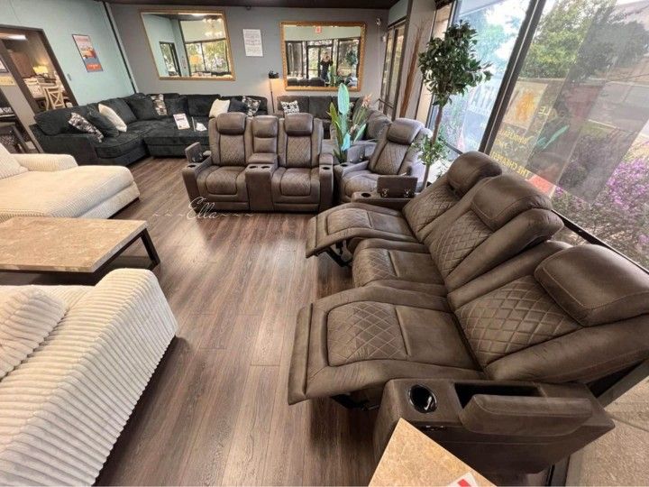 Hyllmont Gray Power Reclining Sofa, Loveseat And Recliner
Ashley Furniture$10 Down payment,financing and Delivery Available