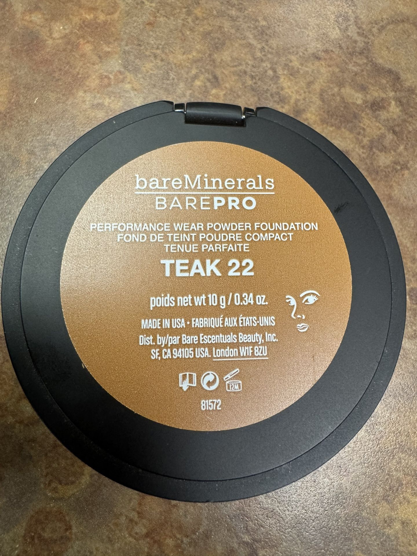 Bareminerals BarePro-Teak 22