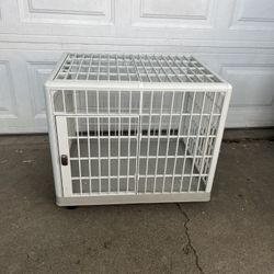 Dog Cage for Medium and small  Dogs, Indoor Outdoor Heavy Duty ABS Plastic Cage with Lockable Wheels and Double Door, Easy Assembly🦮🐕‍🦺🐕💵🔥🔥‼️‼️