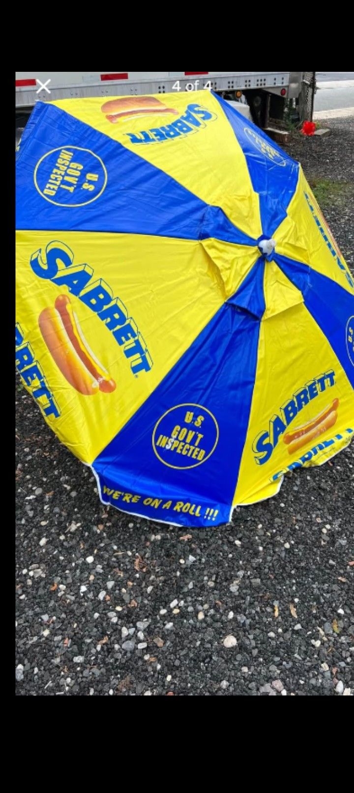 I Have Two Sabrett Umbrellas