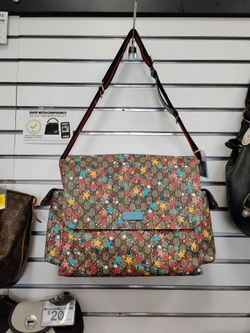 Gucci Monogram Star Print Diaper Bag