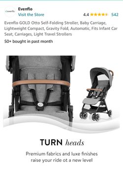 Evenflo Gold OTTO self-folding Stroller for Sale in Los Angeles, CA -  OfferUp
