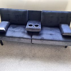 Aldiana 64.2" Convertible Futon Upholstered sofa bed