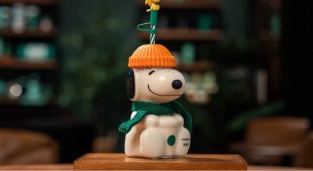 Snoopy Starbucks Collection Glass Cup