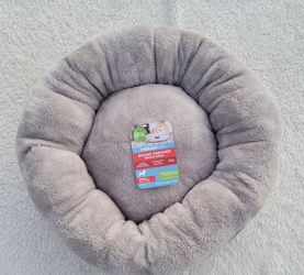Vibrant Life super soft heavily padded plush dreamer round bolster pet bed small dogs cats 22"