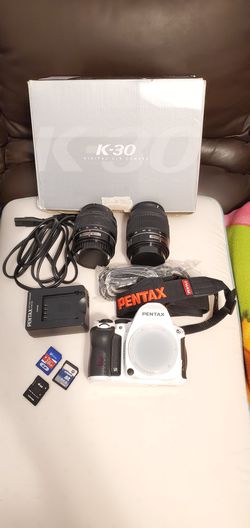 PENTAX K-30 Digital SLR camera WHITE KIT Thumbnail
