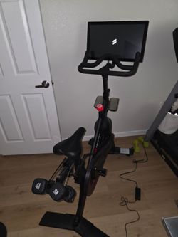 Peloton Bike with 5lb Weights