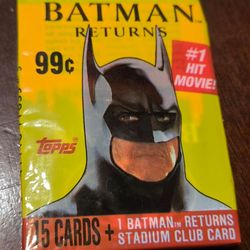 Vintage Topps 1991  Batman Returns Cars