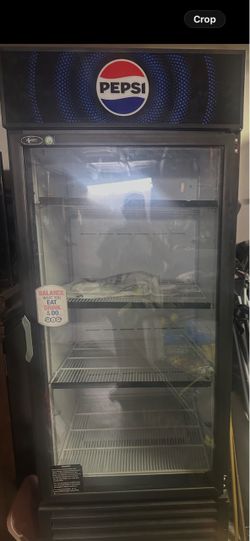 Pepsi Commercial Glass Door Cooler