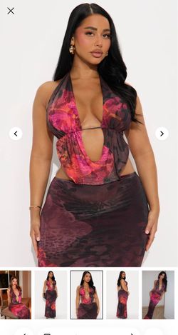 XL Fashion Nova sexy Maxi dress