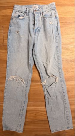 PacSun Light-Wash Distressed Denim Jeans