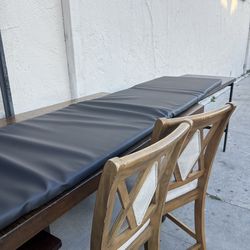 Standard foam pad with heavy duty vinyl cover