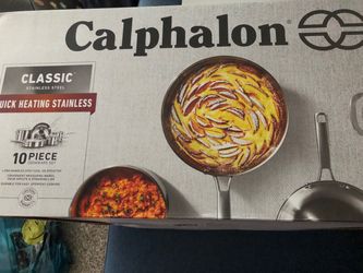 New! Calphalon 10 pc Stainless Steel Set!