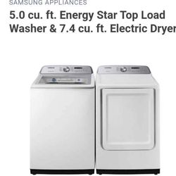Samsung Washer And Dryer Set