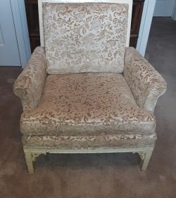 ERWIN LAMBETH CHAIR WITH ORIGINAL UPHOLSTERY 