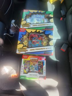 Pokemon Lot of (2) Ascended Heroes EX Boxes, and (1) First Partner Collection