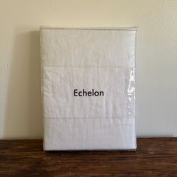 Echelon Washed Belgian Linen King Duvet Cover Set