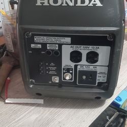 Honda Generator Amost New 