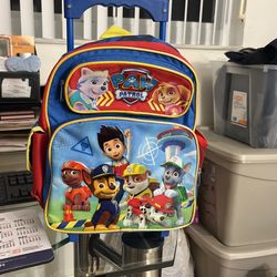 Nickelodeon Paw Patrol Children Backpack With Wheels 