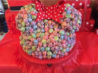 Minnie Mouse lollipop Dum-Dum head.