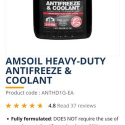 Amsoil antifreeze Coolant 