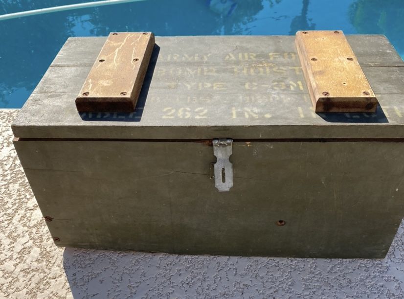 Military Wood Box - WWII - Army and Air Force