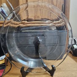 Pyrex 9.5" Pie Plate #209 Clear Vintage 