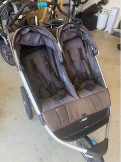 Thule double jogging stroller