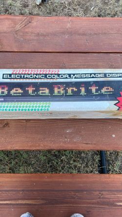 Electronic Message Display