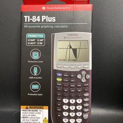 Plus Graphics Calculator Texas Instruments TI-84 Black 