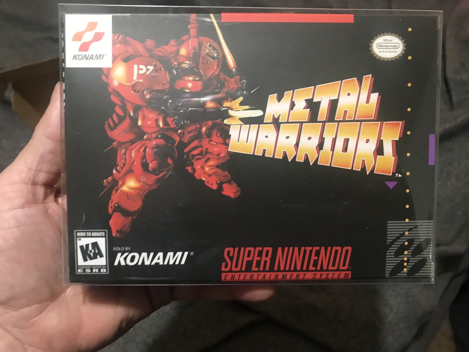 Snes Metal Warriors Reproduction 