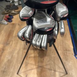 Nicklaus 7-way Golf Bag and Golf Clubs