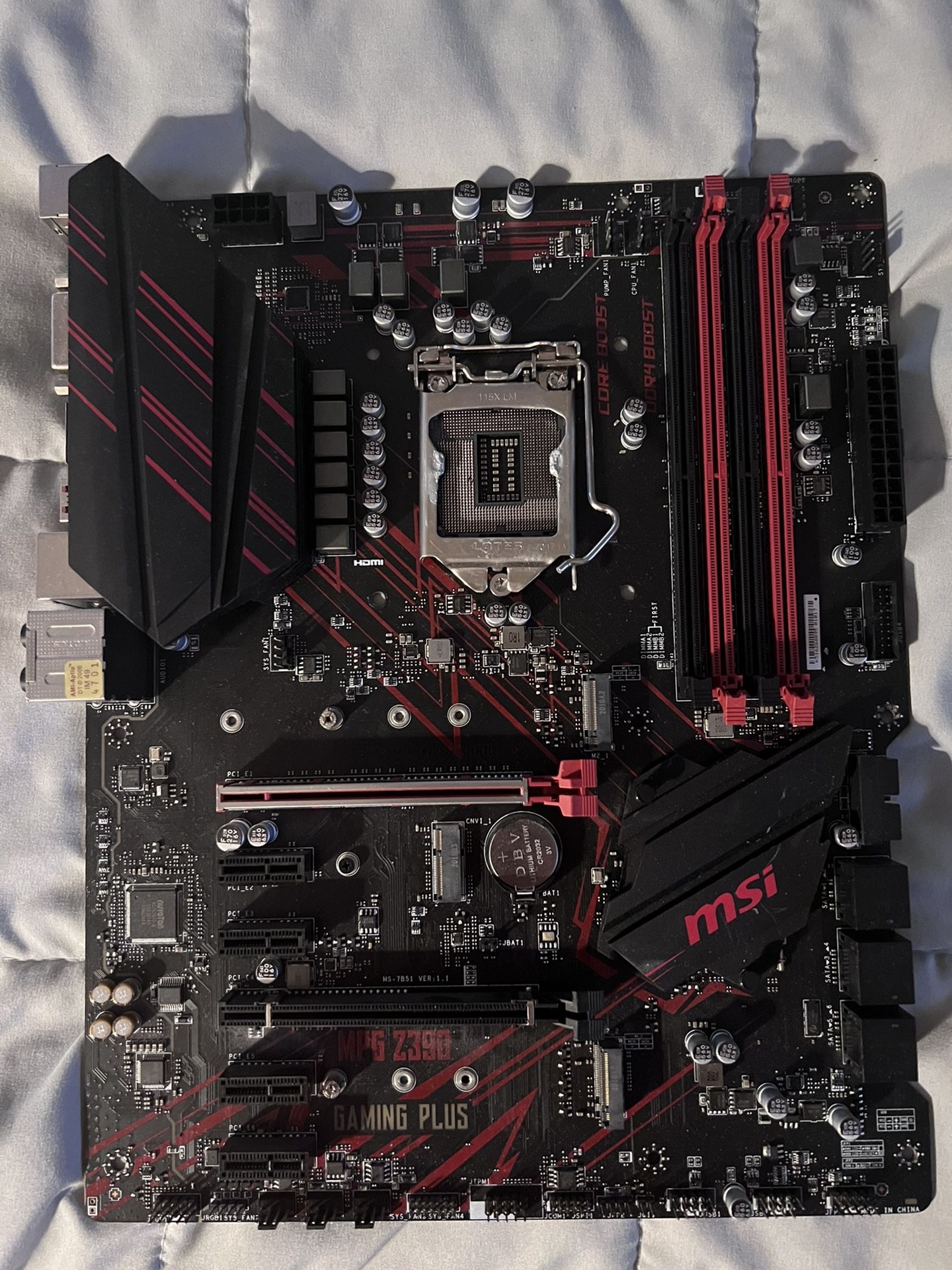 MSI Z390 Gaming Plus (LGA 1151) Motherboard Z