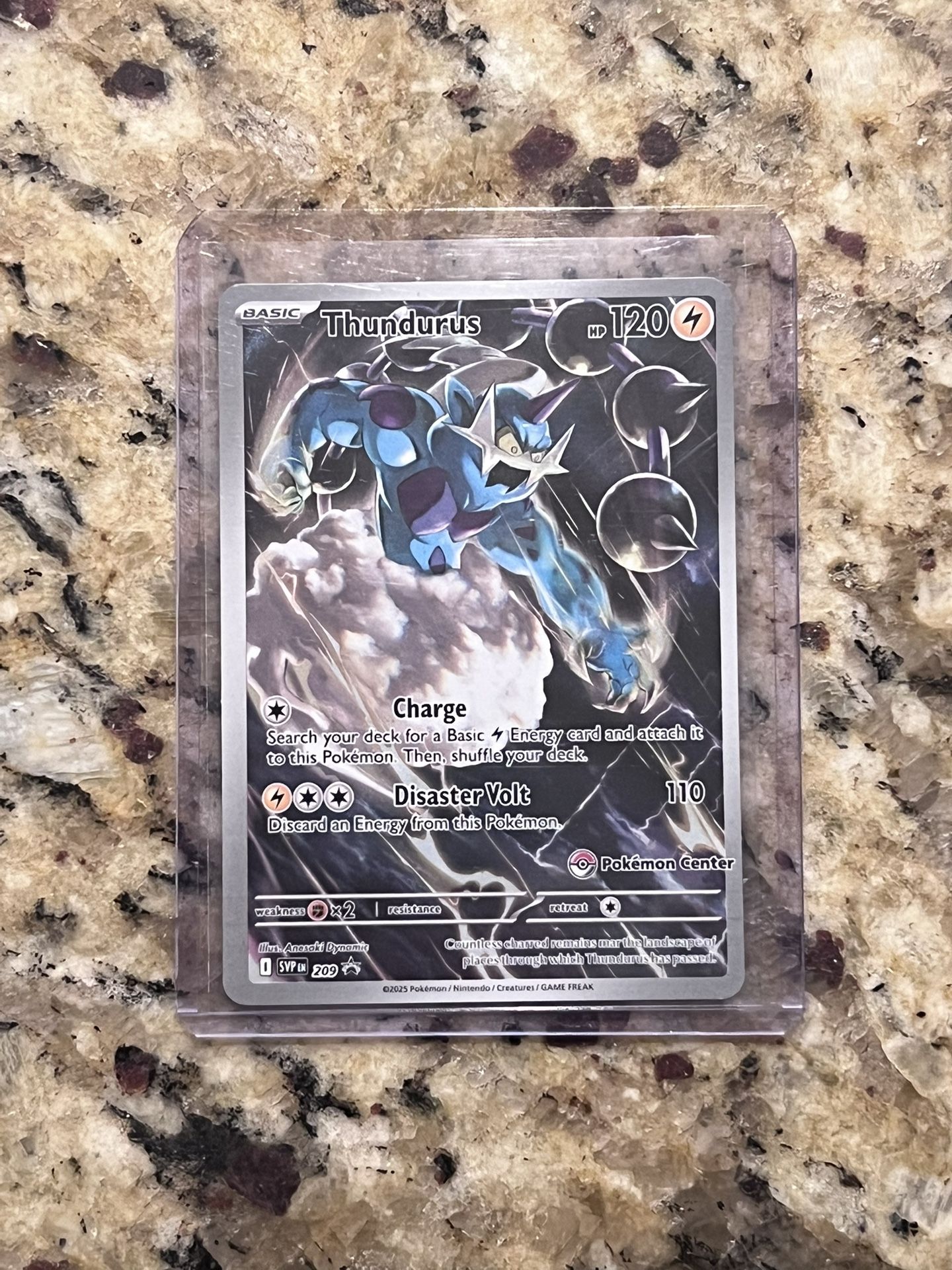 Thundurus #209 Promo (Pokemon Center Stamped)