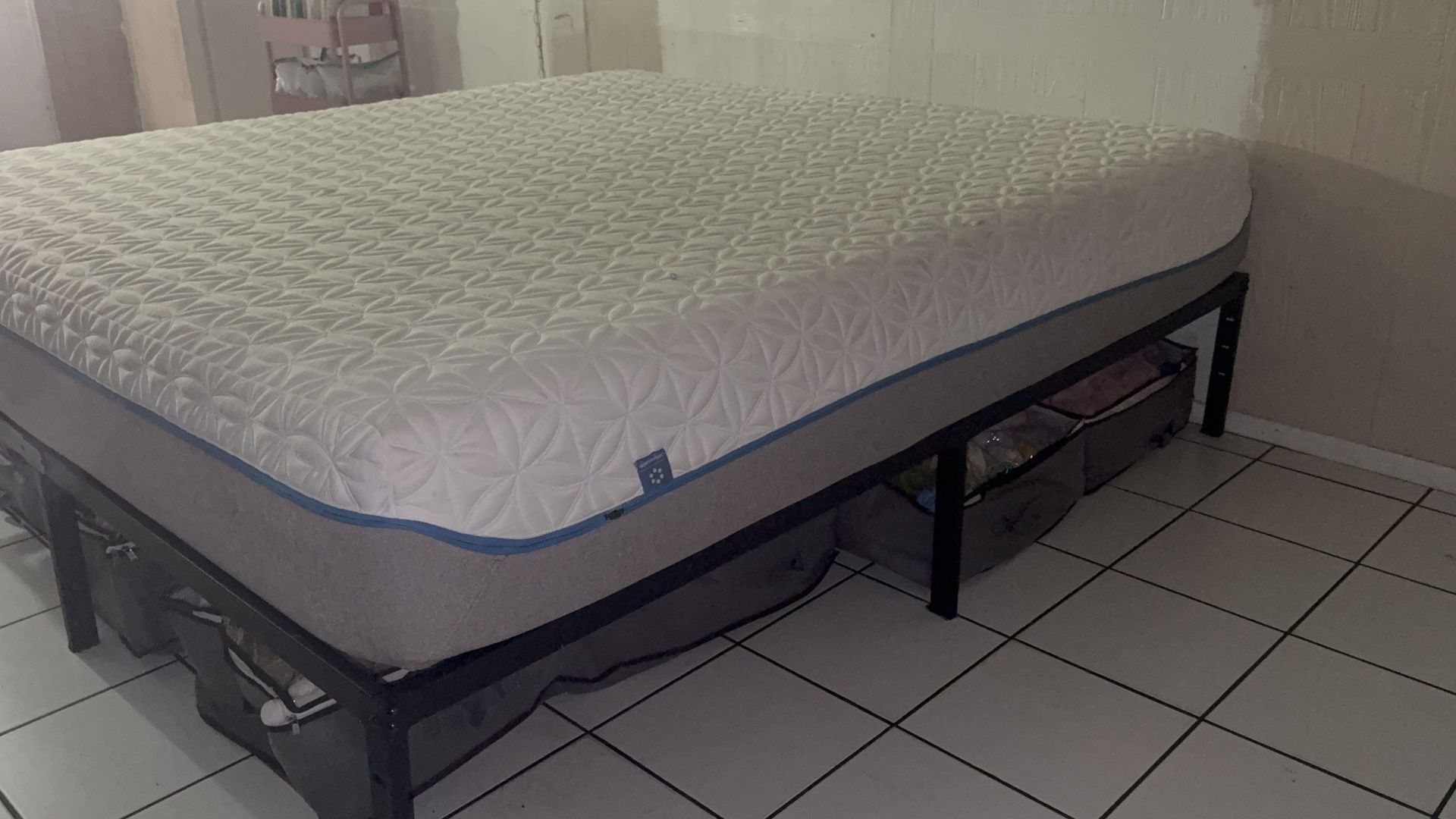 Tempur-Pedicure California King Mattress with Bed Frame