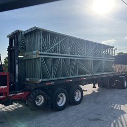 42”x24’ Uprights Teardrop Pallet Racks Forklifts Industrial Shelving 