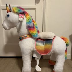 WondeRides rainbow Unicorn For 3-5 Year Olds