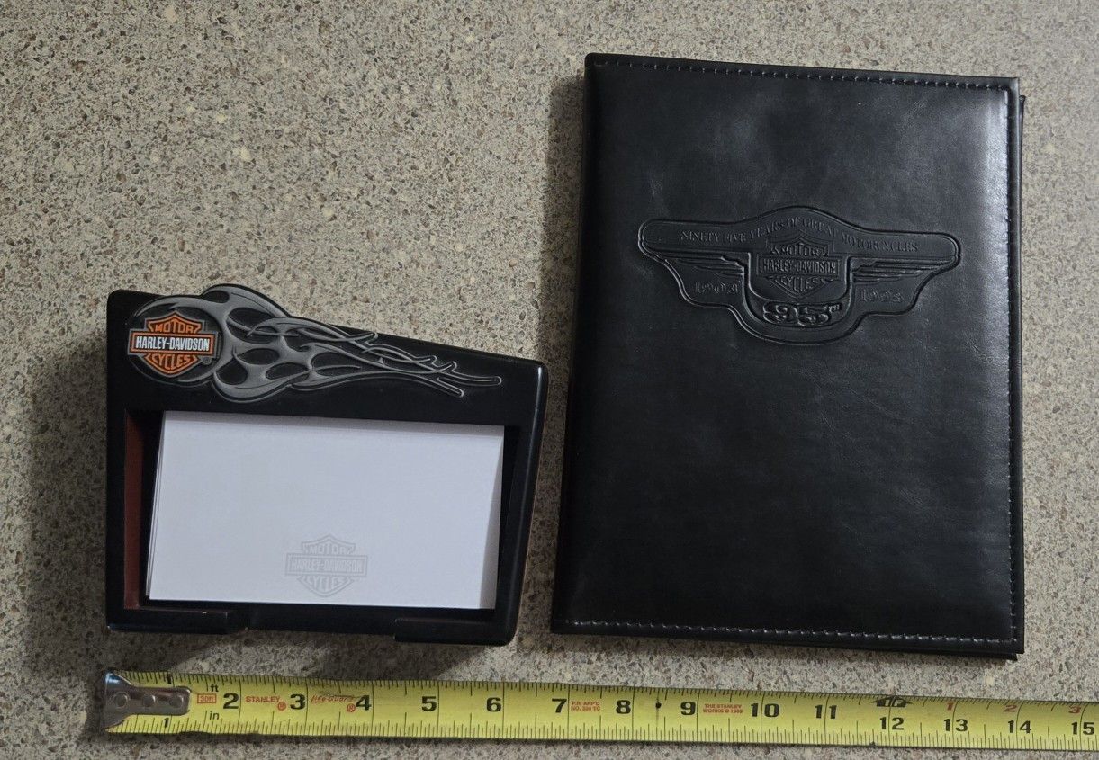 Harley Davidson 95th Anniversary Collectible Tour Log
Photo Albm & Note Holder