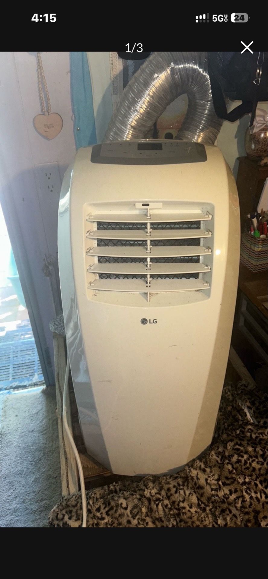 LG 10,000 BTU portable A/C unit