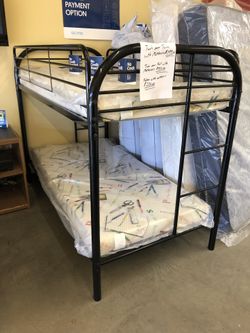 Bunk Bed with Mattresses