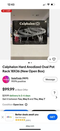 Calphalon pot rack