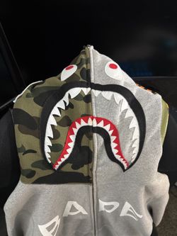 Bape shark zip used
