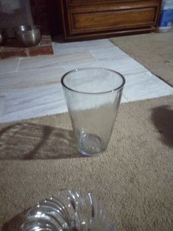 Vintage Crystal Large Mug Or Vase