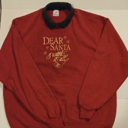 Vintage Christmas Pullover Sweatshirt 